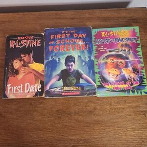 R.L. Stine Paperback Book Lot - Fear Street & Goosebumps Titles - First Editions